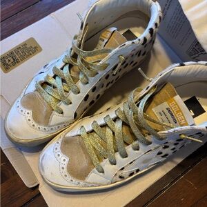 Golden Goose Women's Mid High Classic Wing Tip Sneakers